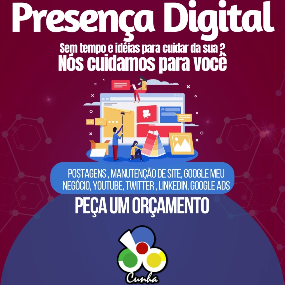 Presença Digital-Nós cuidamos para você