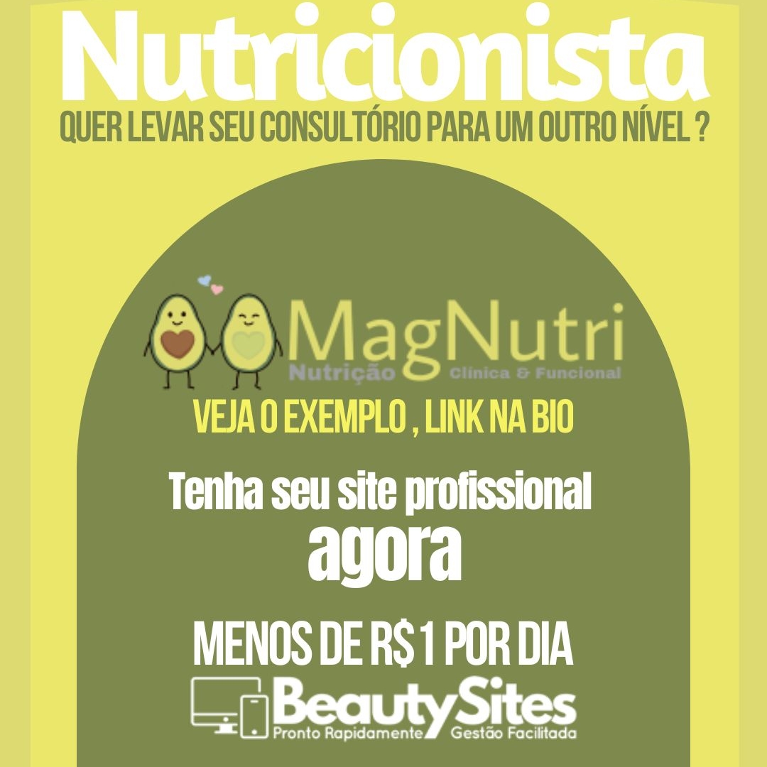 Site para Nutricionistas-Leve seu consultório para outro nível