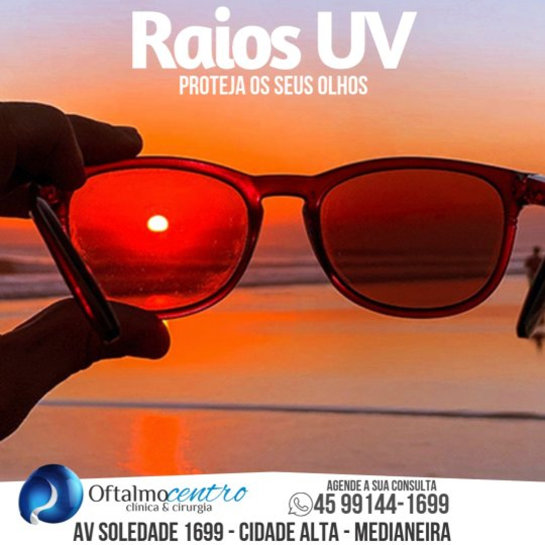 Raios UV-Proteja os seus olhos