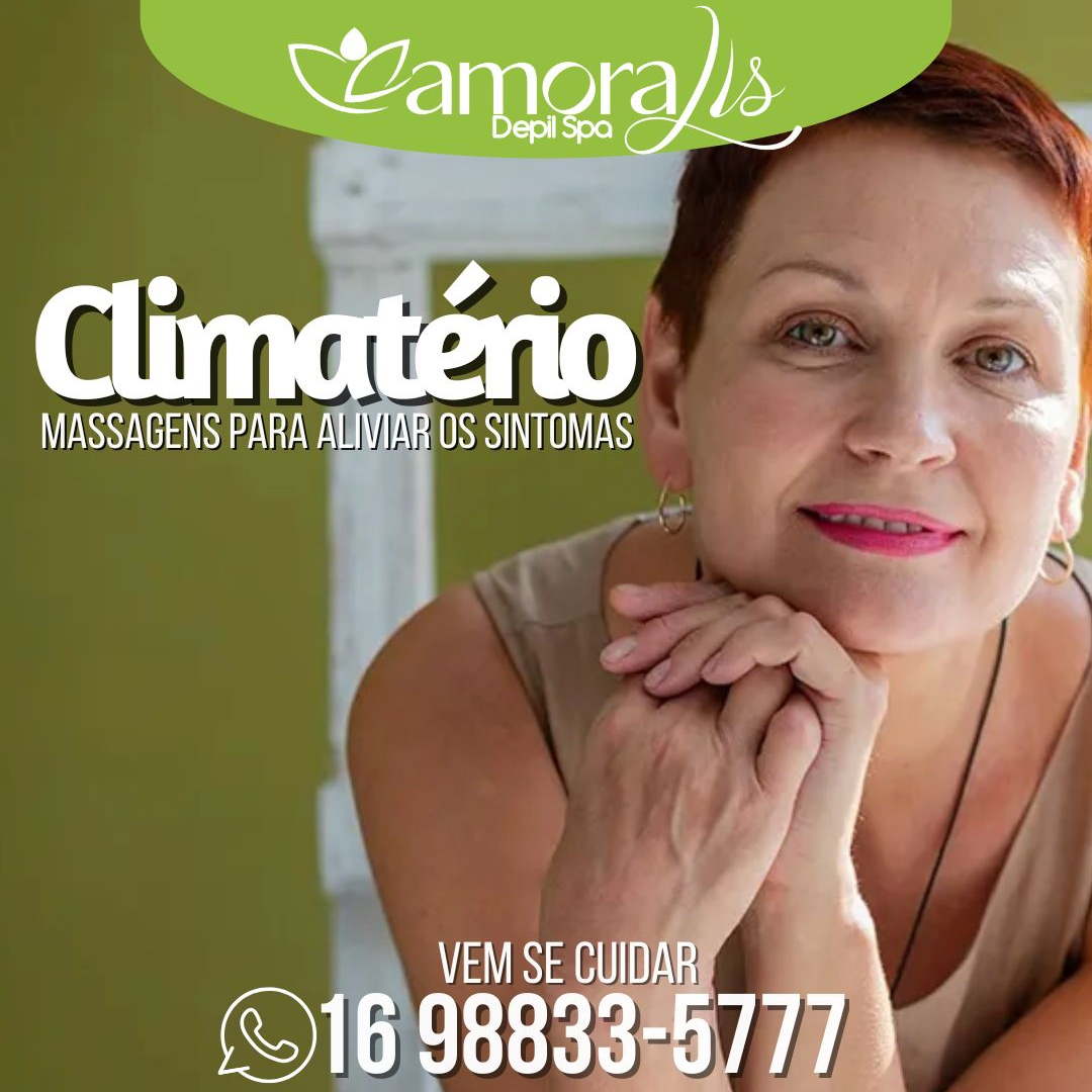 Climatério-Massagens podem aliviar sintomas