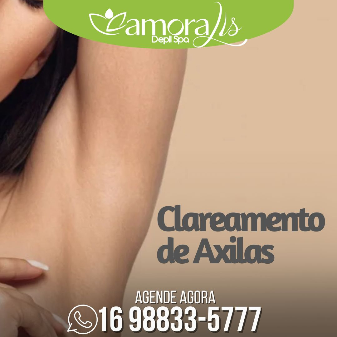 Clareamento de axilas-agende o seu horário