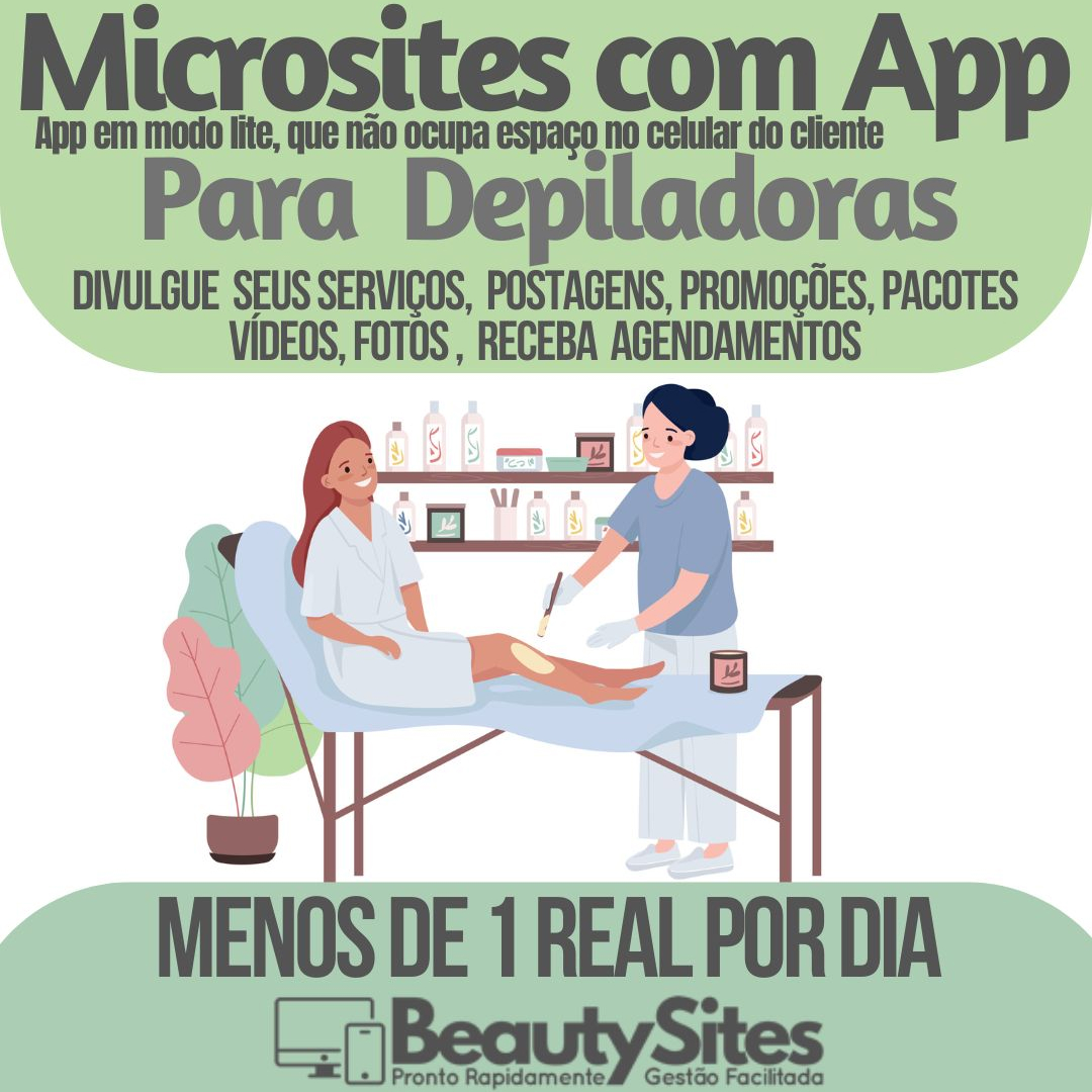 Microsite depiladoras-divulgue seus serviços