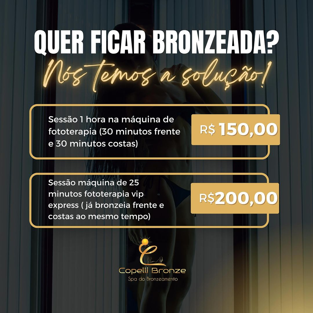 Já escolheu o seu Bronze ?-Temos boas opções para você !