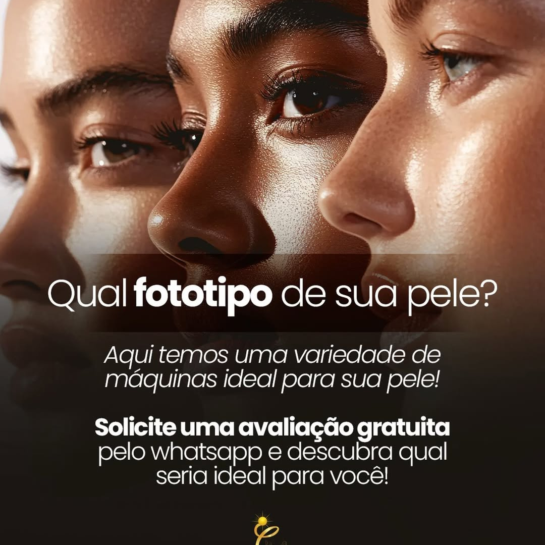 Qual o fototipo da sua pele ?-para cada uma um protocolo.