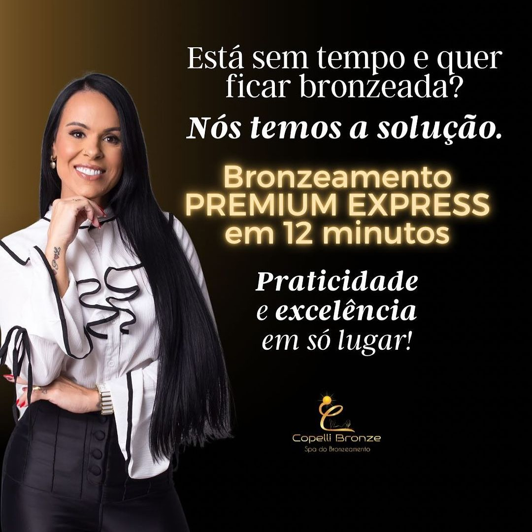 Sem tempo para se Bronzear ?-Conheça o Bronze Premium Express