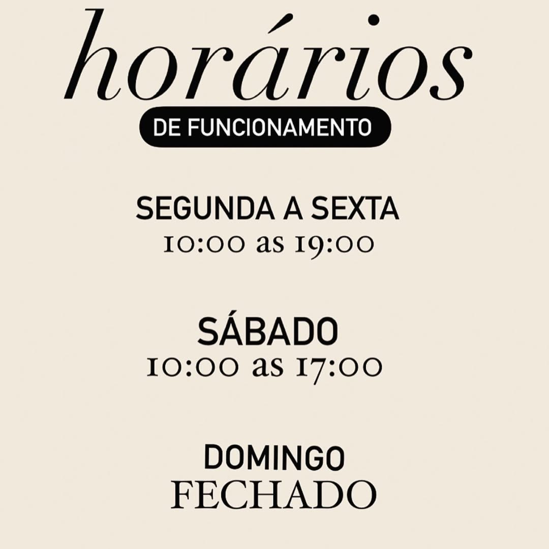 Horários-saiba mais
