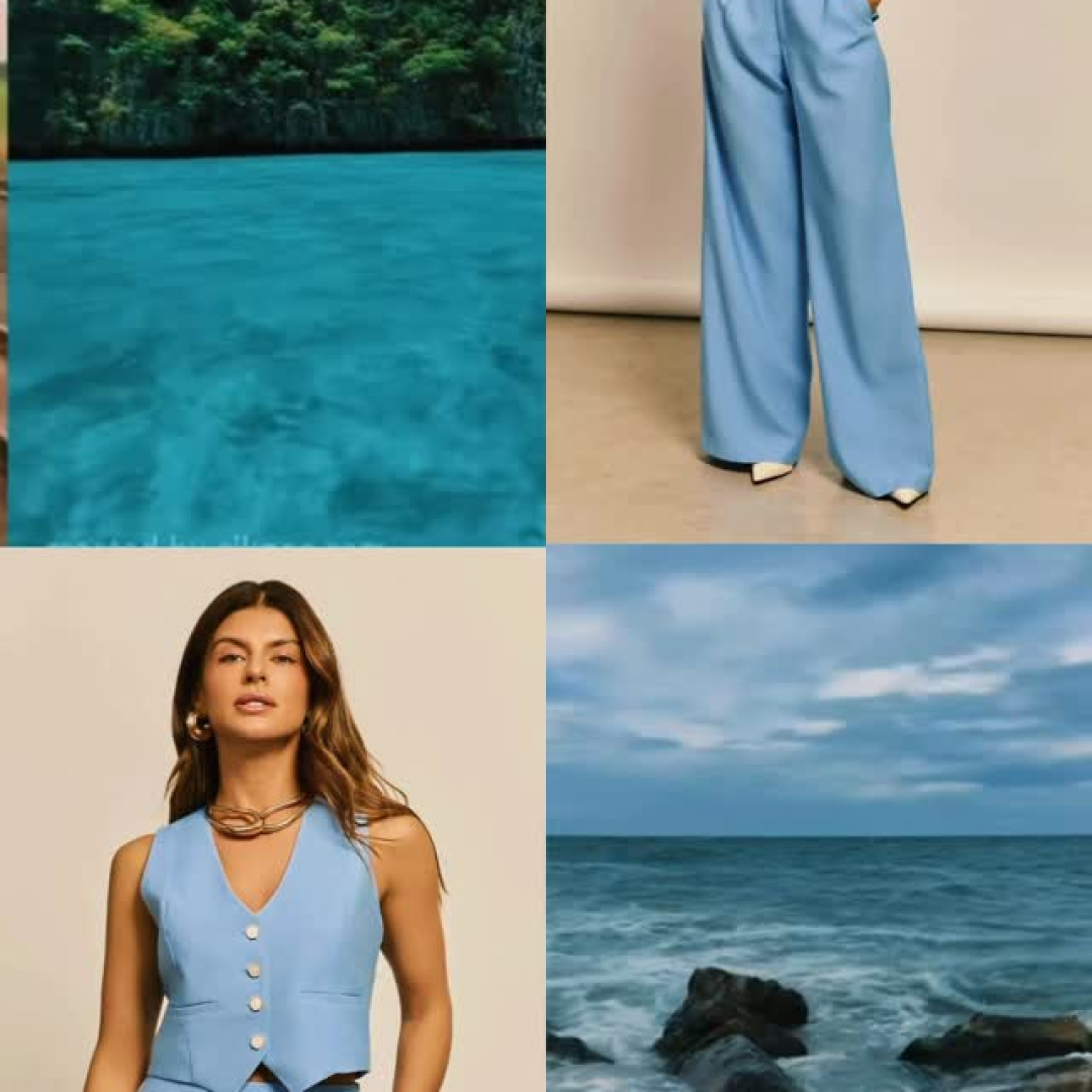 Conjuntos Azul do Mar